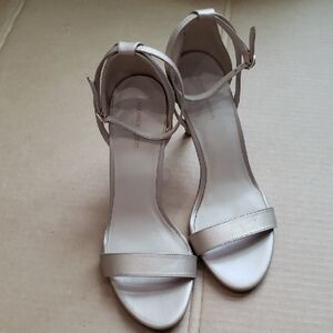 Banana Republic Heels Womens 8.5 Rose Gold Ankle Strap Heels Prom Formal Weddung